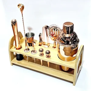 ست بار سرد 11 تکه رز گلد
